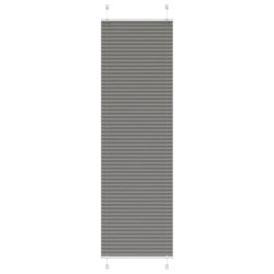Antracite plissada cega 60x200 cm largura tecido 59,4 cm