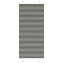 Antracite plissada cega 95x200 cm largura tecido 94,4 cm