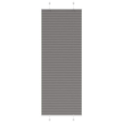 Antracite plissada cega 70x200 cm largura tecido 69,4 cm