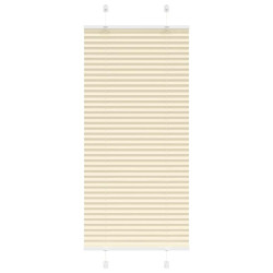 Creme plissada cega 55x100 cm largura tecido 54,4 cm poliéster