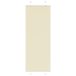 Creme plissada cega 80x200 cm largura tecido 79,4 cm poliéster