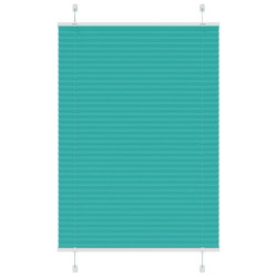 Gasolina verde plissada cega 90x150 cm largura tecido 89,4 cm