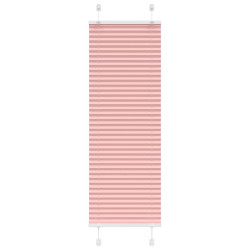 Rosa plissada cega 45x150 cm largura tecido 44,4 cm poliéster