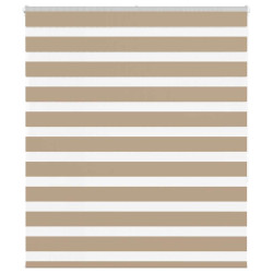 Cortina de zebra 130x150 cm largura do tecido 125,9cm poliéster