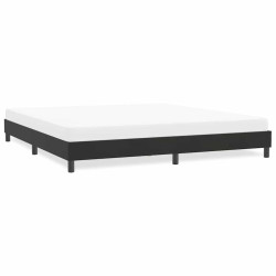 Cama sem molas colchão 180x210 cm veludo preto