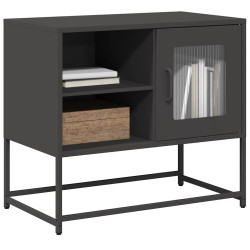 Móvel de TV 68x39x60,5 cm aço preto