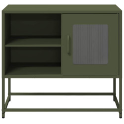 Móvel de TV 68x39x60,5 cm aço verde azeitona