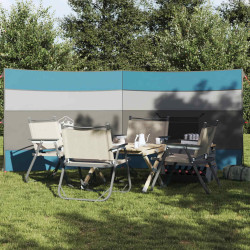Corta-vento de campismo 340x130 cm impermeável azul