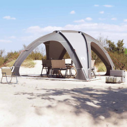 Tenda de festas impermeável cinzento