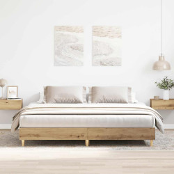 Estrutura de cama sem colchão 160x200cm derivados de madeira