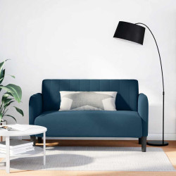 Sofá-luvas 109 cm veludo azul