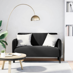Sofá-luvas 109 cm veludo preto