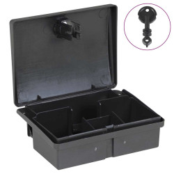 Armadilhas para ratos 20 pcs preto 13x10x4 cm