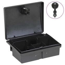 Armadilhas para ratos 5 pcs preto 13x10x4 cm