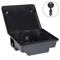 Armadilhas para ratos 6 pcs preto 23x19x9,5 cm