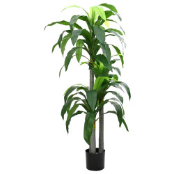 Árvore dracaena artificial 36 folhas 180 cm verde