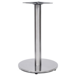 Perna para mesa de bistrô ø45x72 cm aço inoxidável prateado