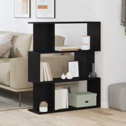Estante 80x24x96 cm derivados de madeira carvalho preto