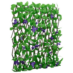 Treliça de hera artificial extensível 180x70 cm verde