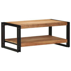 Mesa de centro 90x50x38 cm madeira de acácia maciça