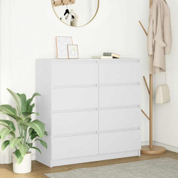 Aparador 100x35x99 cm derivados de madeira branco