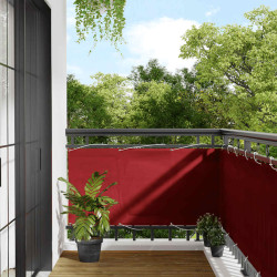 Tela de varanda 75x1000 cm 100% poliéster oxford vermelho