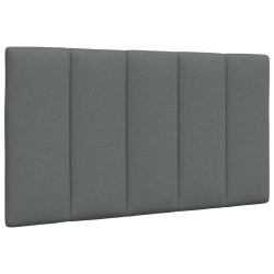 Almofadão de cabeceira hanko 80 cm tecido cinzento-escuro