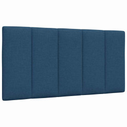 Almofadão de cabeceira hanko 100 cm tecido azul
