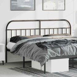 Cabeceira de substituição 180 cm metal preto