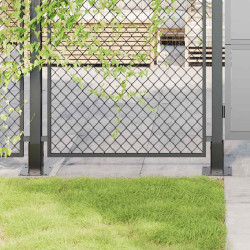 Bases de coluna quadradas 12 peças 71x71 mm aço revestido a pó