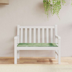 Almofadão banco jardim 120x50x3 cm tecido oxford padrão folhas