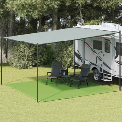 Tapete de campismo para tenda 400x400 cm pead verde-claro
