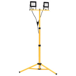 Projetor c/ iluminação LED e tripé 2x30 w branco frio