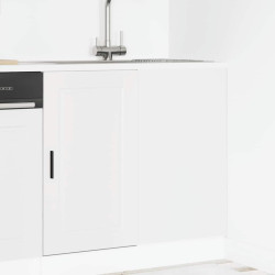Armário base de cozinha porto derivados de madeira branco