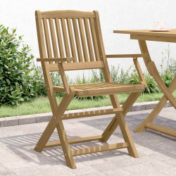 Cadeiras de jardim dobráveis 2 pcs 54x61x88 cm acácia maciça