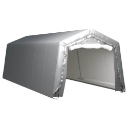 Tenda de armazenamento 300x750 cm aço cinzento