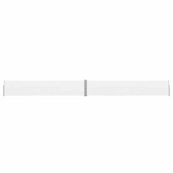 Toldo lateral retrátil para pátio 140x1200 cm creme