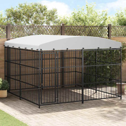 Canil com telhado de exterior 300x300x210 cm
