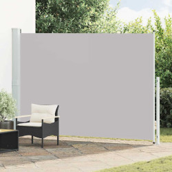 Toldo lateral retrátil para pátio 200x300 cm cinzento
