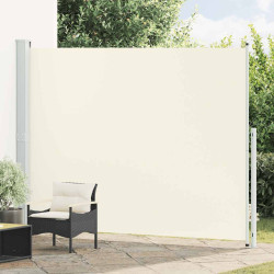 Toldo lateral retrátil para pátio 220x300 cm creme