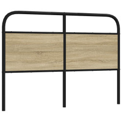 Cabeceira de substituição 120 cm derivados madeira/aço carvalho sonoma
