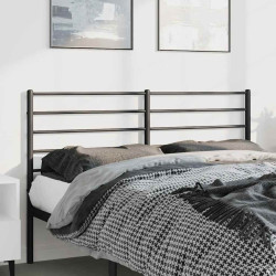 Cabeceira de substituição 135 cm metal preto