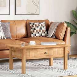 Mesa de centro 100x60x43,5 cm pinho maciço panama