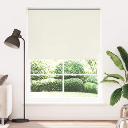 Cortina de rolo blackout, 164,4 x 230 cm, largura do tecido 160 cm, branco-creme