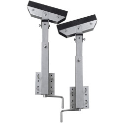 Suporte de proa para reboque de barco em barra 2 pcs 63-88cm