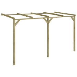 Pérgola inclinada 2x4x2,2 m madeira