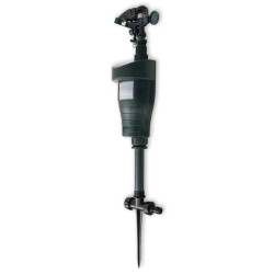 Spray a jato repelente de animais com sensor pir verde-escuro