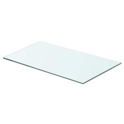 Prateleira de vidro 60x30 cm transparente
