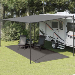 Tapete de campismo para tenda 300x400 cm antracite