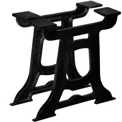 Pernas para mesa de centro 2 pcs estrutura em y ferro fundido